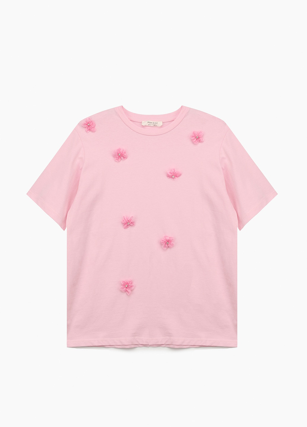 Розовая всесезон футболка PEPPER MINT