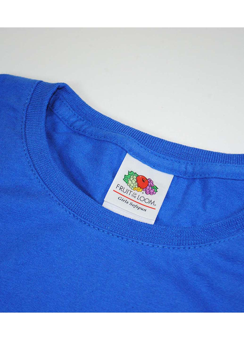 Синяя демисезонная футболка Fruit of the Loom