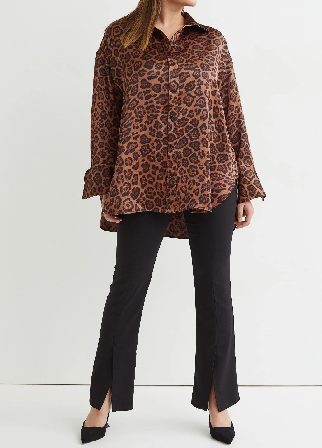 Коричнева блузка H&M