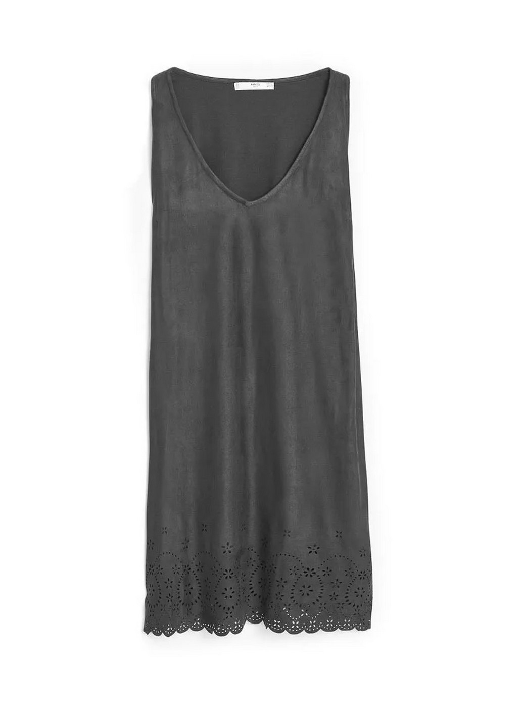 Темно-серое кэжуал платье Mango однотонное