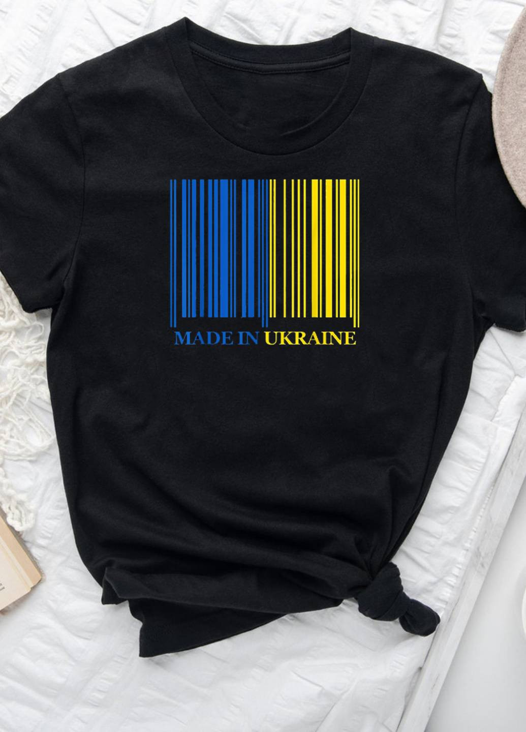 Черная демисезон футболка женская черная made in ukraine Love&Live