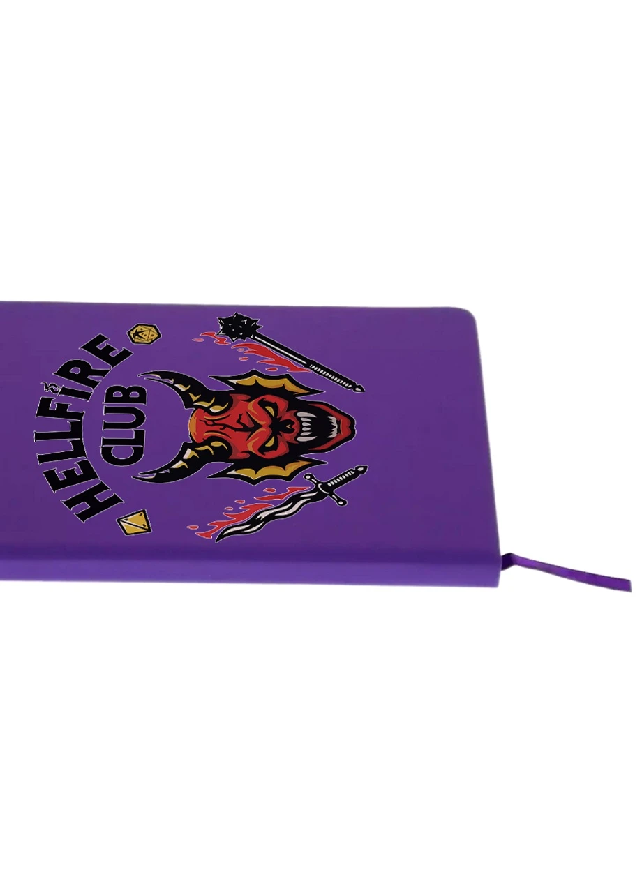 Блокнот А5 Клуб Адского Пламя The Hellfire Club Фиолетовый (92228-3816-PU) MobiPrint (257327560)