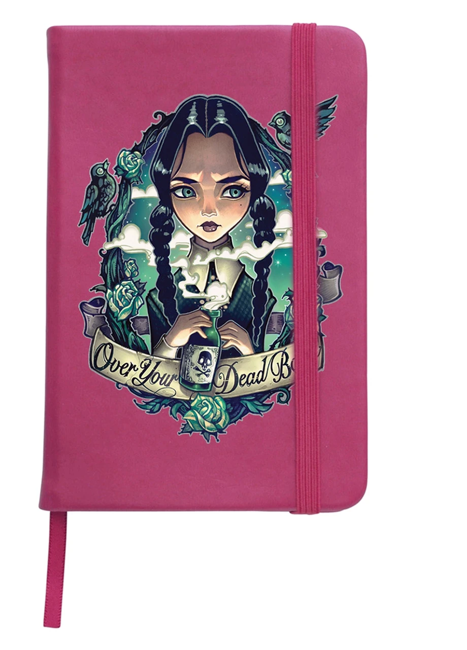 Блокнот А5 Уенсдей (Wendsday) Малиновий (92228-3922-FU) MobiPrint (257326647)