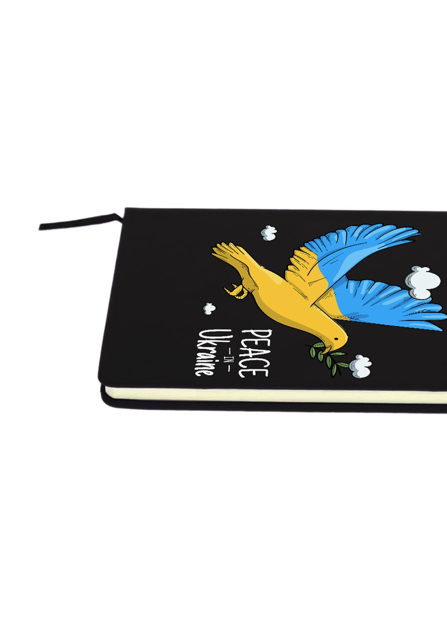 Блокнот А5 Голубь мира Черный (92228-3895-BK) MobiPrint (257325641)