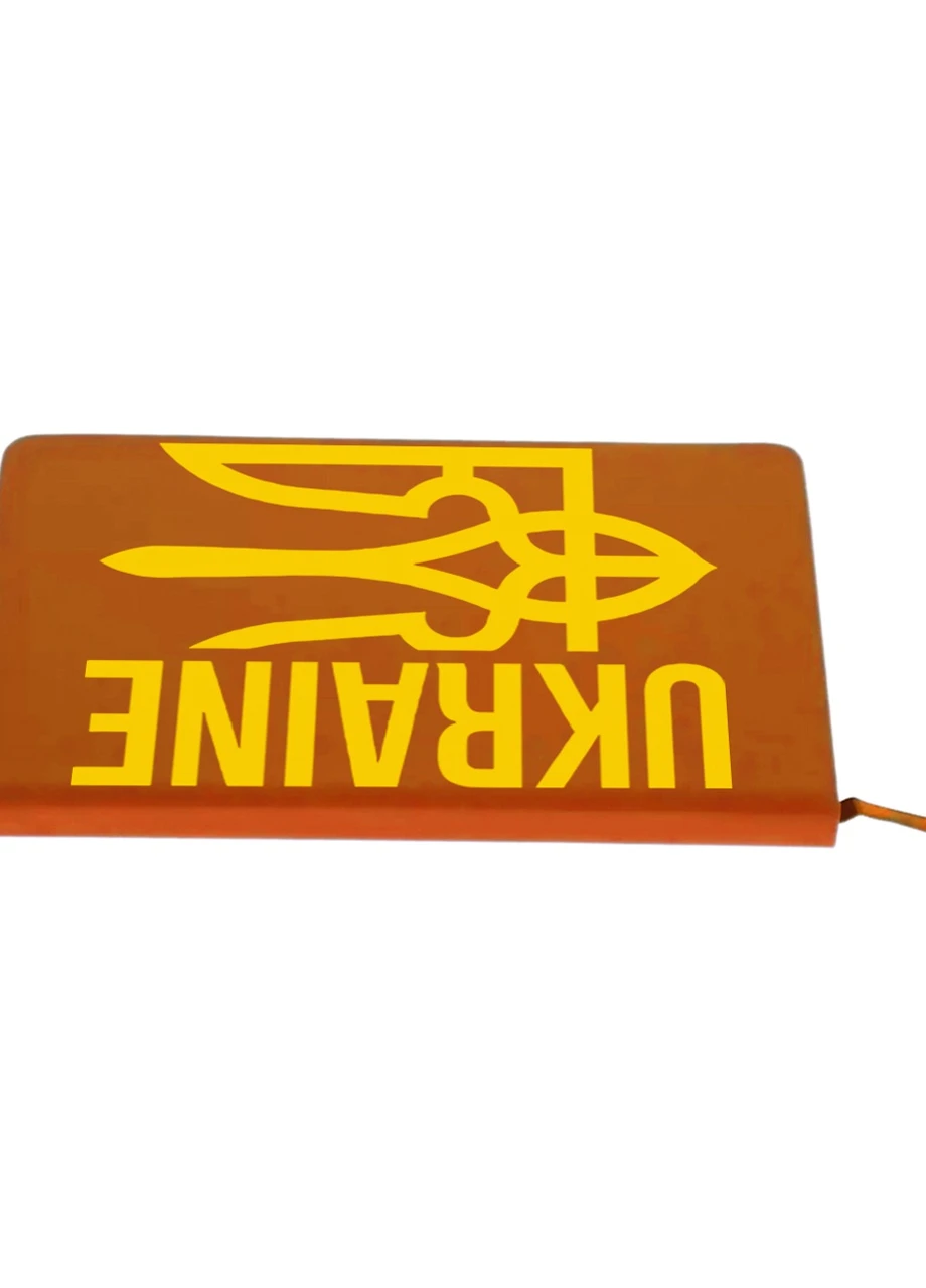 Блокнот А5 Україна Помаранчевий (92228-3794-OG) MobiPrint (257321457)