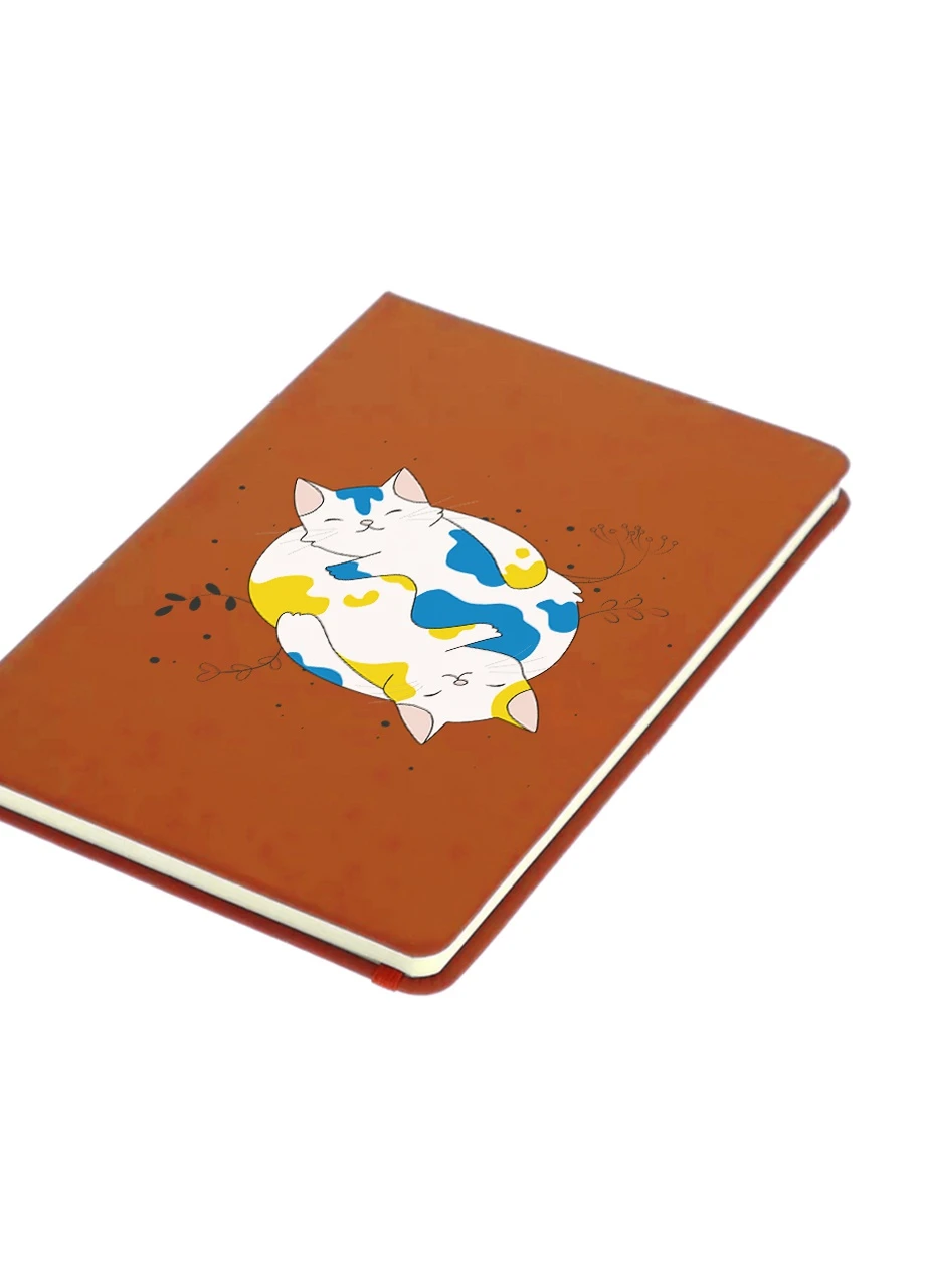 Блокнот А5 Українські муркотики Помаранчевий (92228-3900-OG) MobiPrint (257326605)