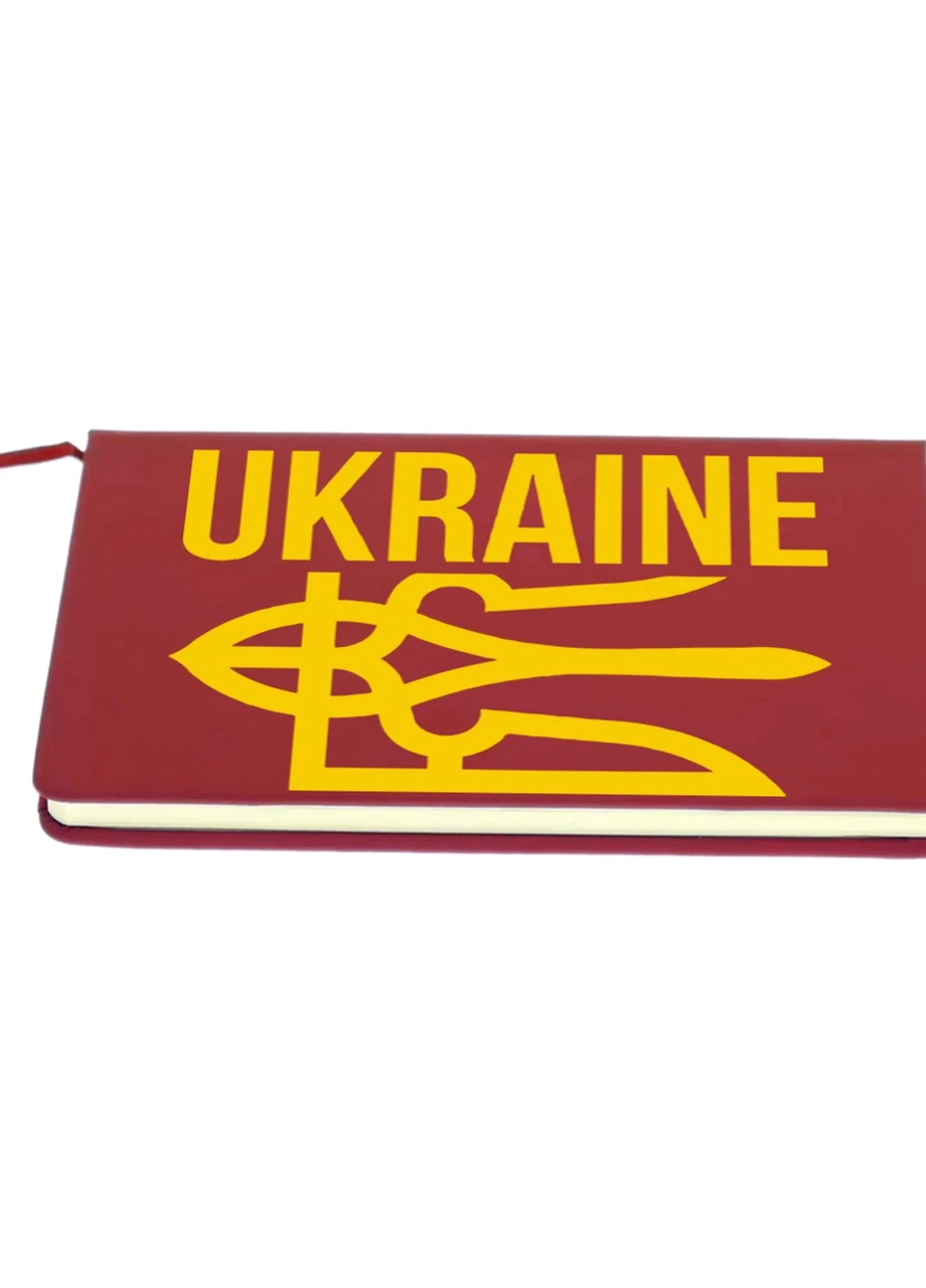 Блокнот А5 Україна Червоний (92228-3794-RD) MobiPrint (257323615)