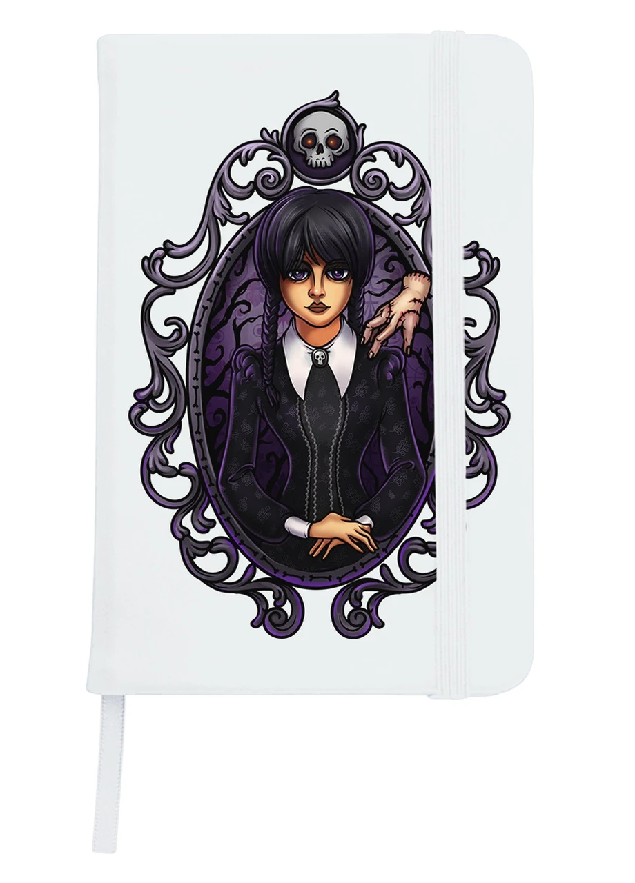 Блокнот А5 Уэнздей (Wensday) 2 Белый (92228-3923-WT) MobiPrint (257325800)
