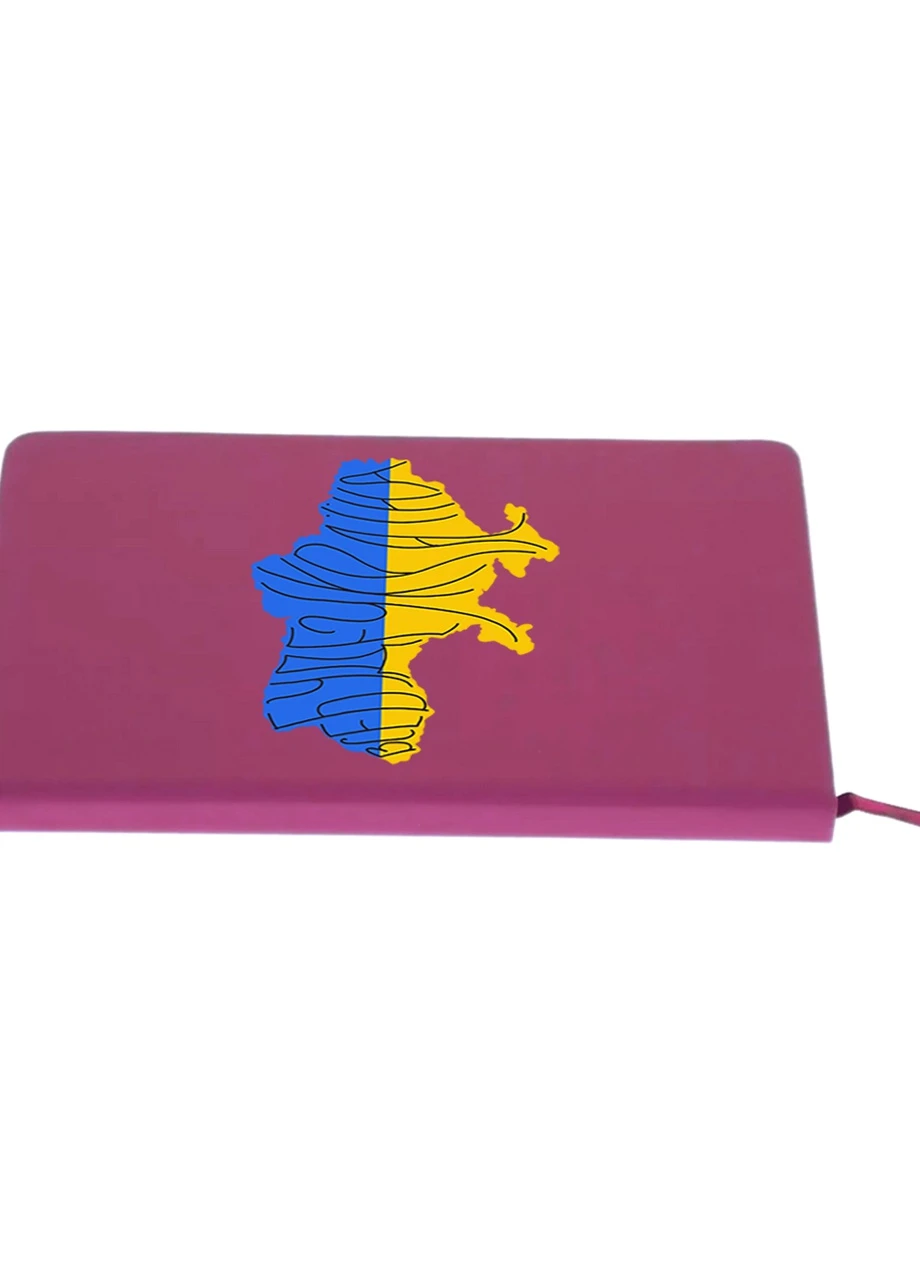 Блокнот А5 Все будет Украина Малиновый (92228-3771-FU) MobiPrint (257326566)