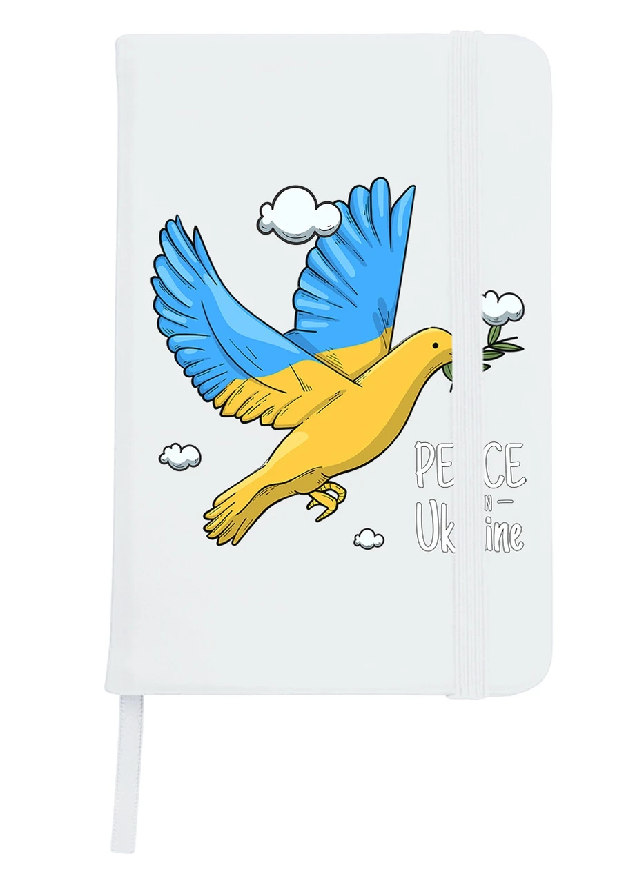 Блокнот А5 Голубь мира Белый (92228-3895-WT) MobiPrint (257322003)