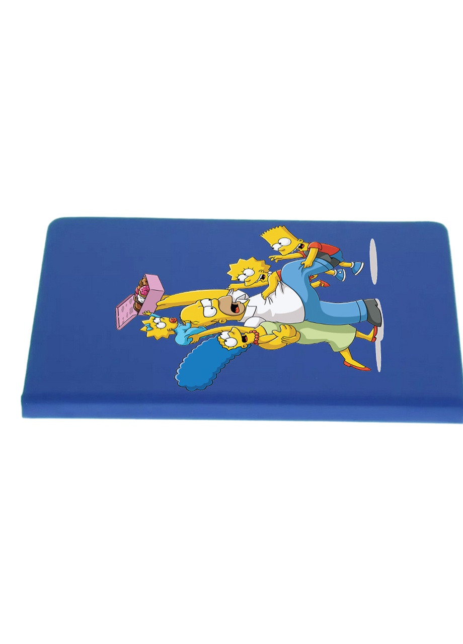Блокнот А5 Сім'я Сімпсонів Світло-блакитний (92228-3906-SK) MobiPrint (257324452)