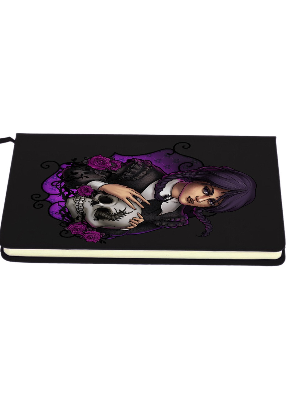 Блокнот А5 Уенсдей (Wendsday) 3 Чорний (92228-3924-BK) MobiPrint (257321906)