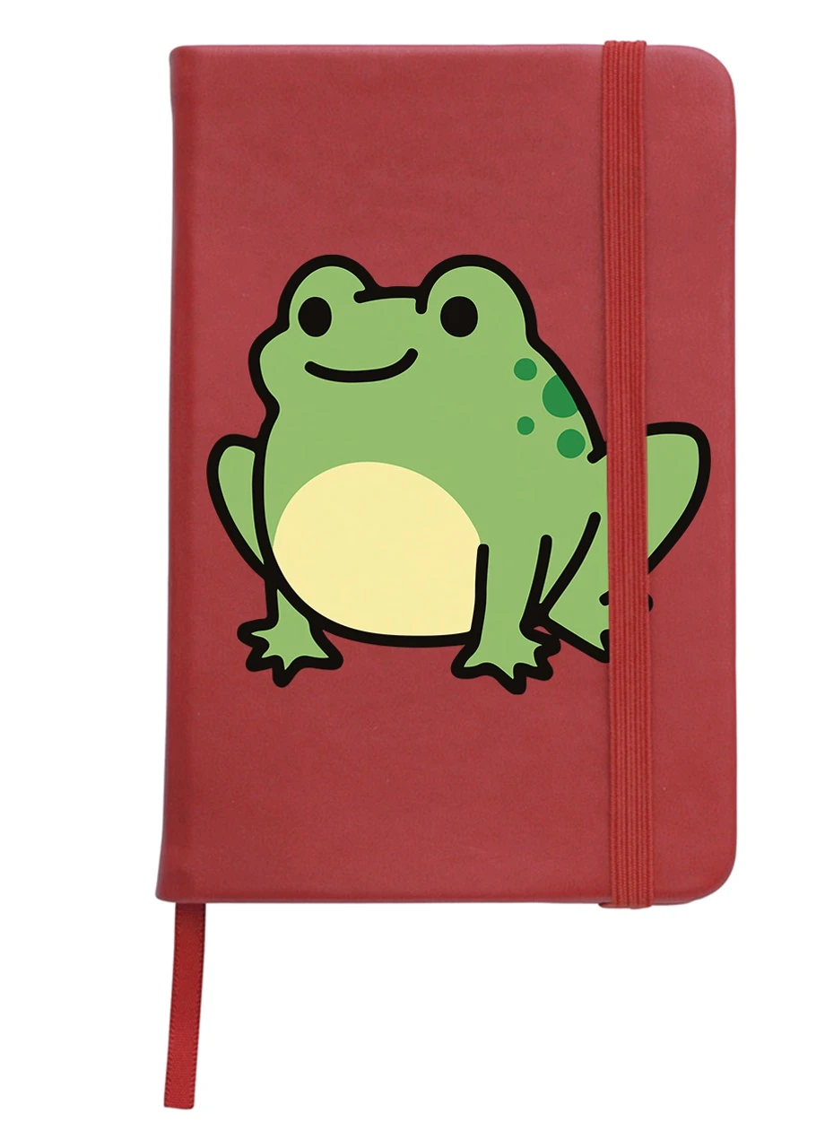 Блокнот А5 Жабеня Червоний (92228-3814-RD) MobiPrint (257326056)