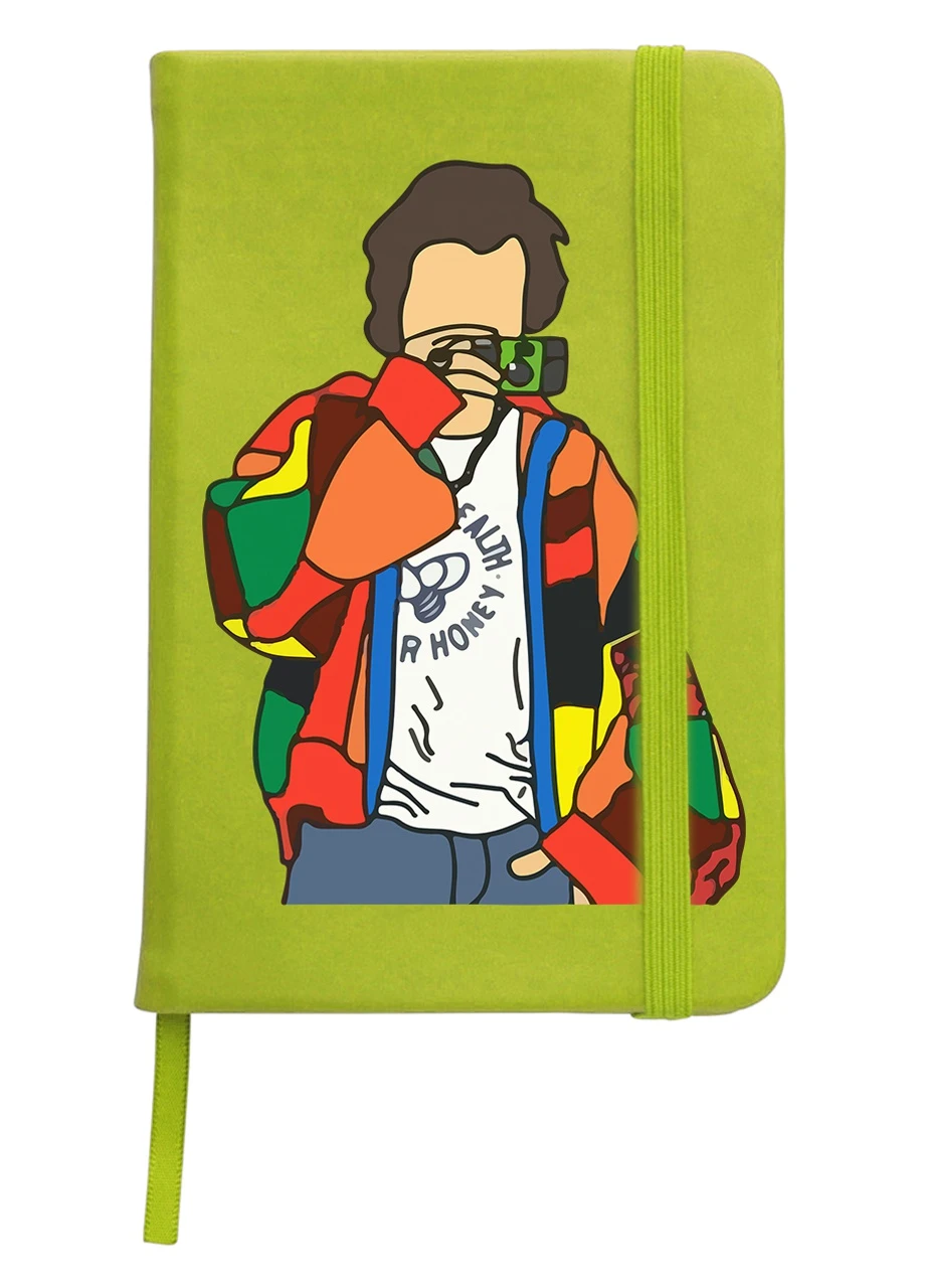 Блокнот А5 Гаррі Стайлз Салатовий (92228-3800-LM) MobiPrint (257321688)