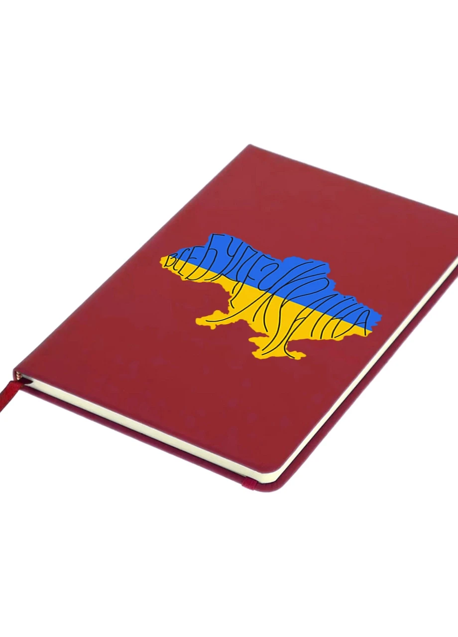 Блокнот А5 Все буде Україна Червоний (92228-3771-RD) MobiPrint (257326761)