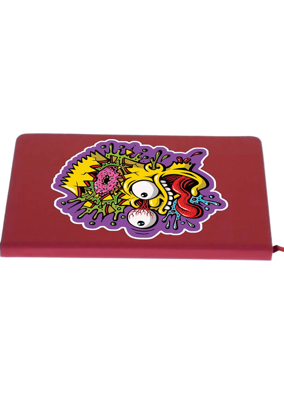 Блокнот А5 Барт Сіпсон Червоний (92228-3905-RD) MobiPrint (257323373)