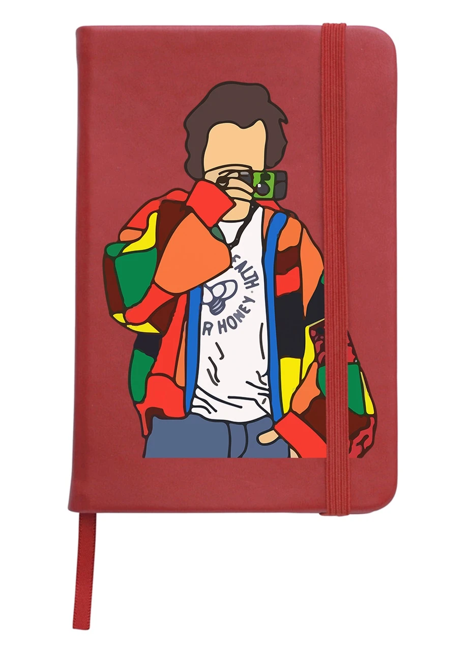 Блокнот А5 Гарри Стайлз Красный (92228-3800-RD) MobiPrint (257324274)