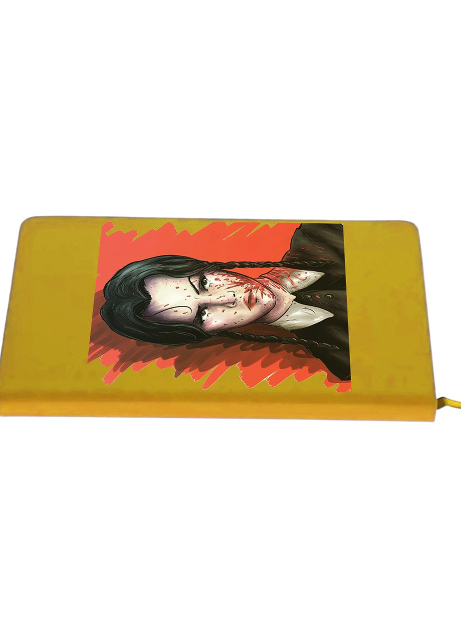 Блокнот А5 Уэнздей постер (Wendsday) Желтый (92228-3928-SY) MobiPrint (257324896)