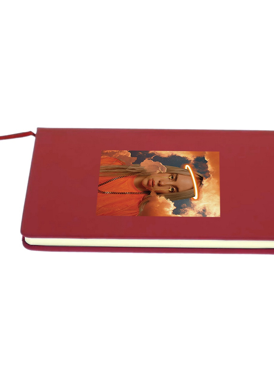 Блокнот А5 Билли Айлиш (Billie Eilish) Красный (92228-1600-RD) MobiPrint (257328066)