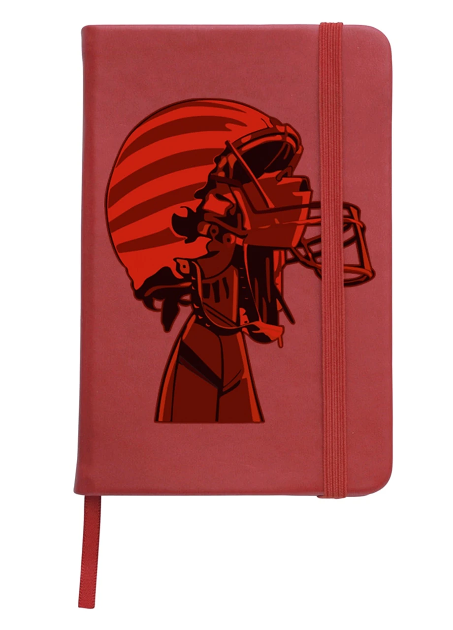 Блокнот А5 Музика Gorillaz Червоний (92228-2016-RD) MobiPrint (257324203)