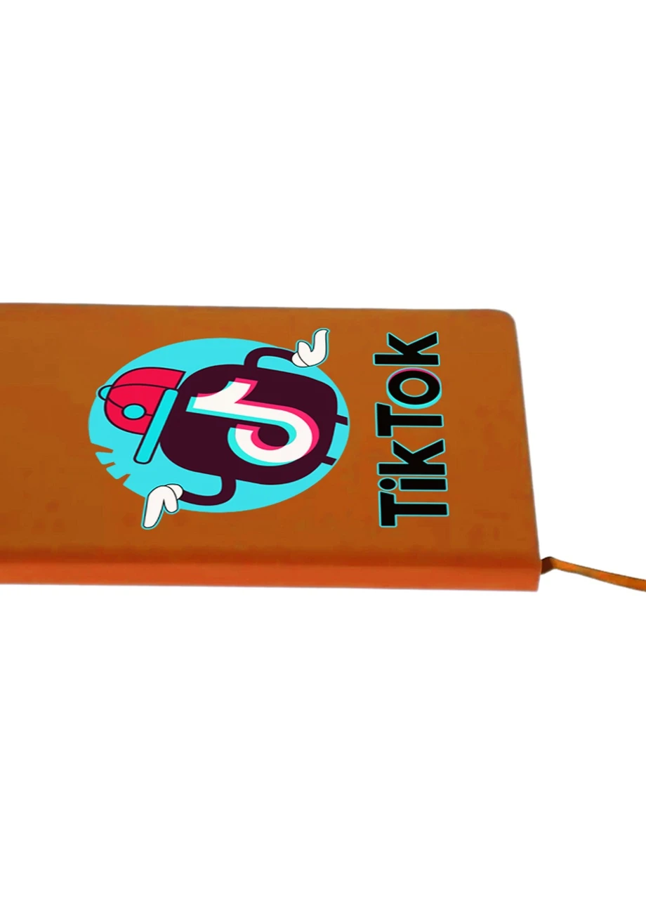 Блокнот А5 Tik Tok Оранжевый (92228-1712-OG) MobiPrint (257327157)