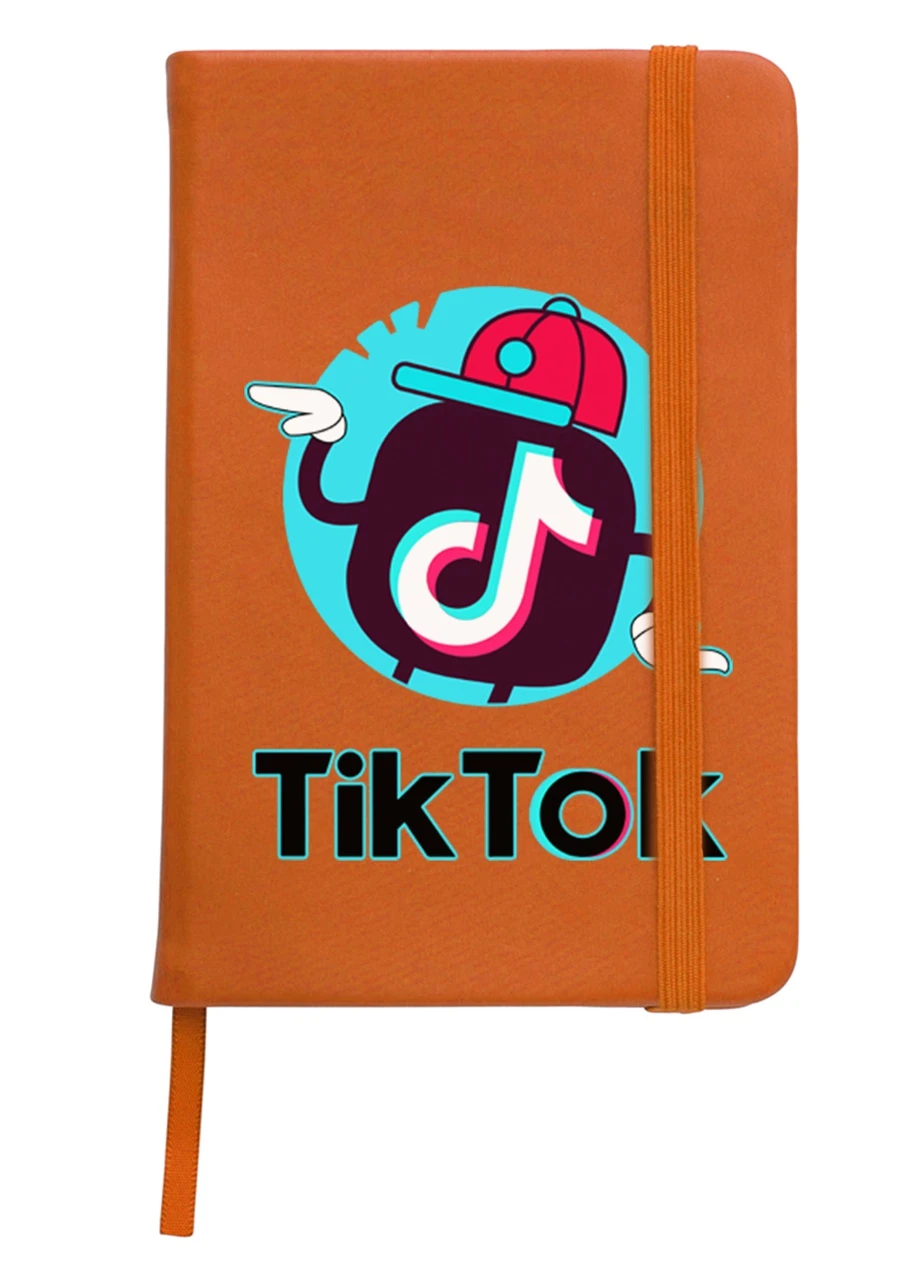 Блокнот А5 Tik Tok Оранжевый (92228-1712-OG) MobiPrint (257327157)