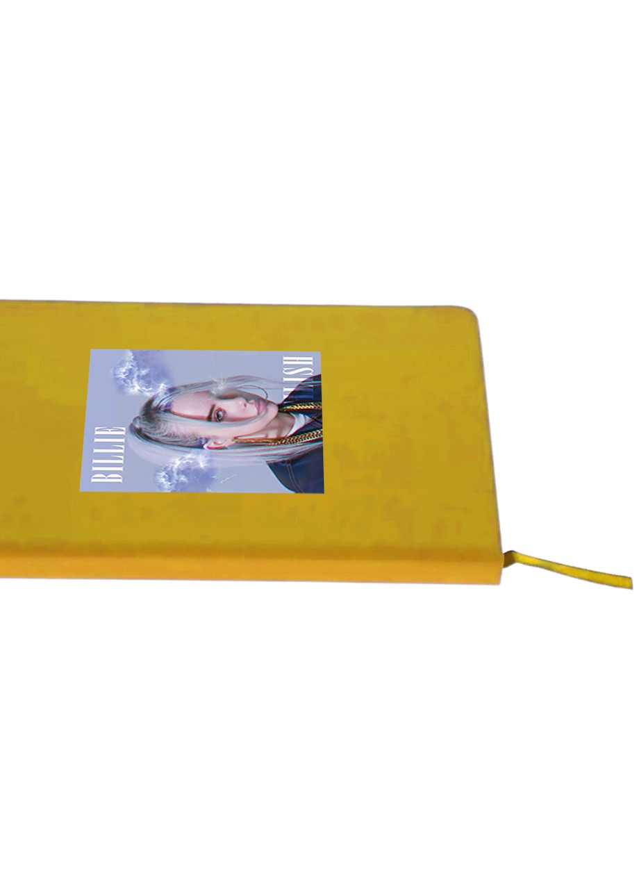 Блокнот А5 Билли Айлиш (Billie Eilish) Желтый (92228-1603-SY) MobiPrint (257327134)