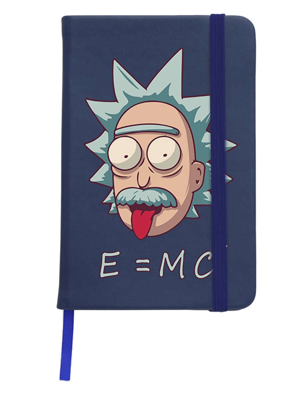 Блокнот А5 Рик и Морти (Rick and Morty) Темно-синий (92228-1962-NB) MobiPrint (257328278)