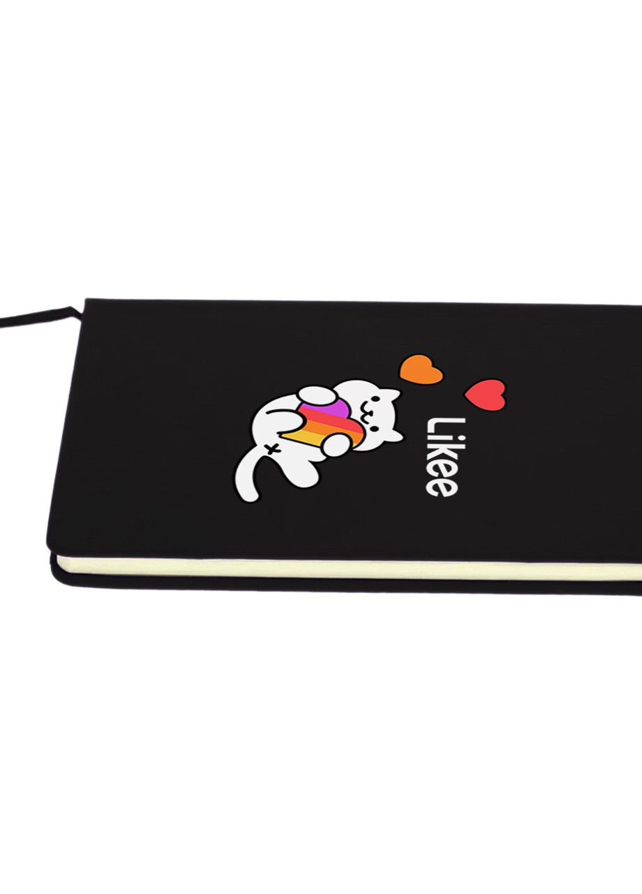 Блокнот А5 Лайк Котик (Likee Cat) Чорний (92228-1039-BK) MobiPrint (257323620)