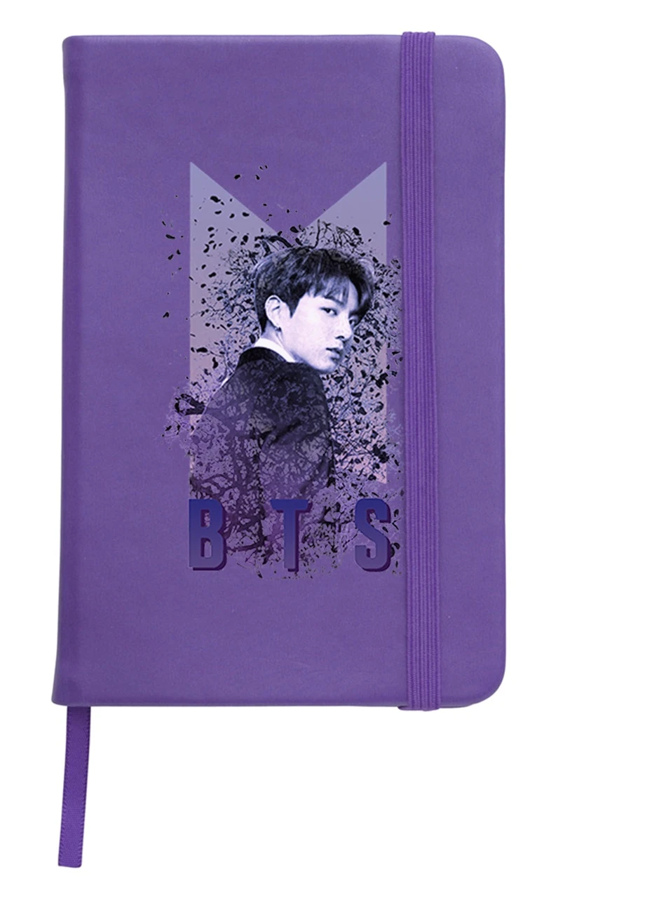 Блокнот А5 БТС (BTS) Фіолетовий (92228-1065-PU) MobiPrint (257323027)