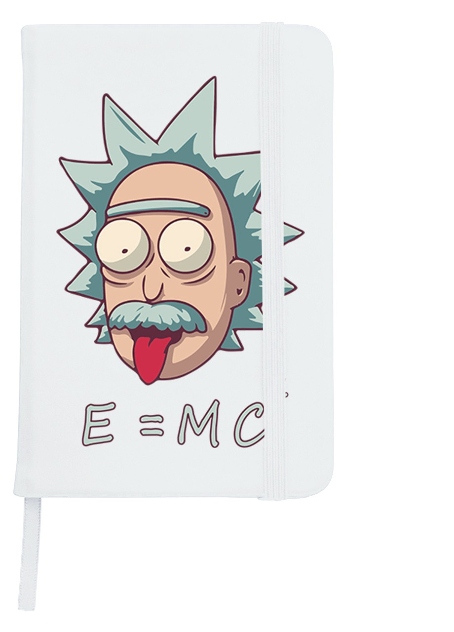 Блокнот А5 Рік та Морті (Rick and Morty) Білий (92228-1962-WT) MobiPrint (257322171)