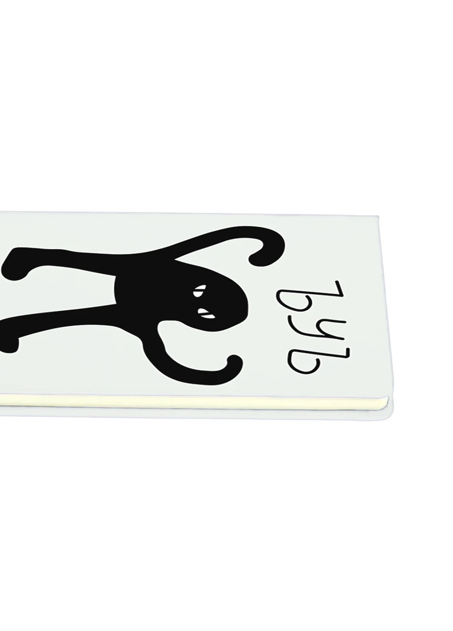 Блокнот А5 черный кот Белый (92228-1331-WT) MobiPrint (257327611)
