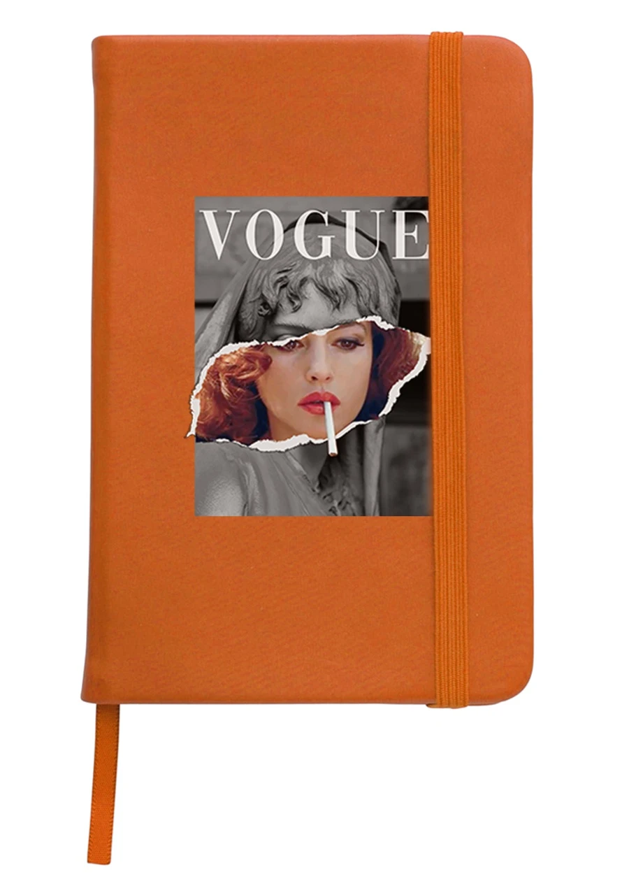 Блокнот А5 Моника Беллуччи (Monica Bellucci) Оранжевый (92228-1588-OG) MobiPrint (257327308)