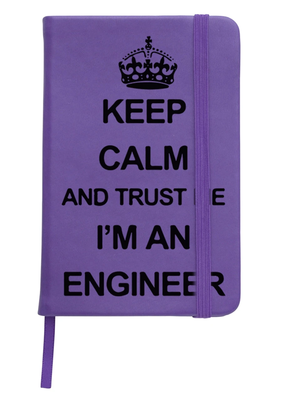 Блокнот А5 Keep Calm Фіолетовий (92228-2008-PU) MobiPrint (257321653)