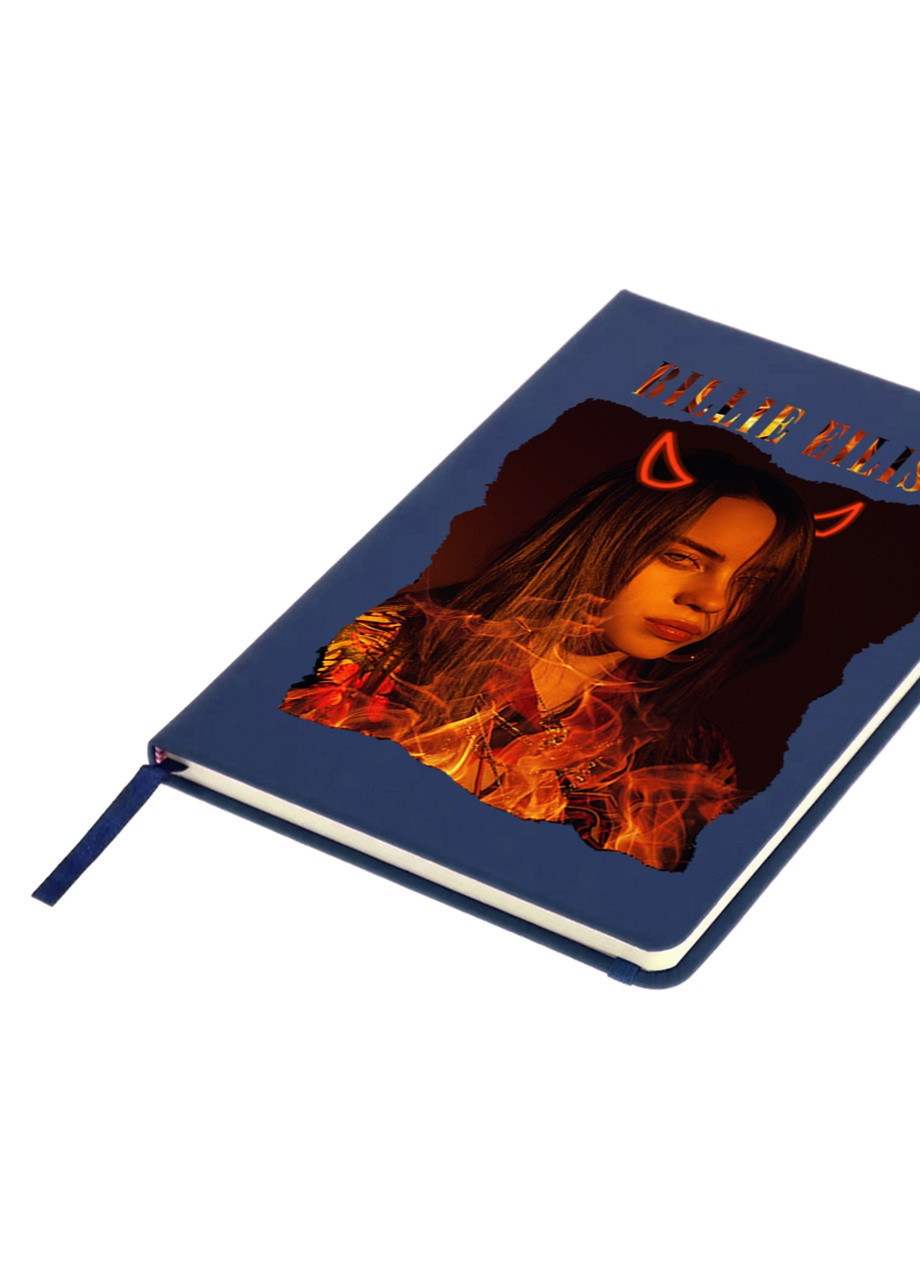Блокнот А5 Біллі Айліш (Billie Eilish) Темно-синій (92228-1602-NB) MobiPrint (257325327)