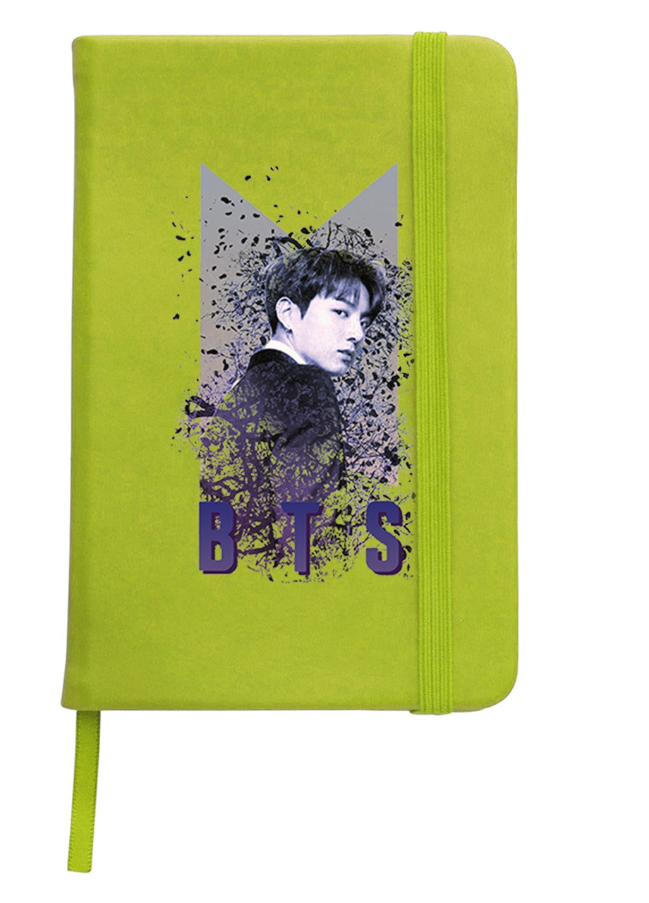 Блокнот А5 БТС (BTS) Салатовий (92228-1065-LM) MobiPrint (257322399)