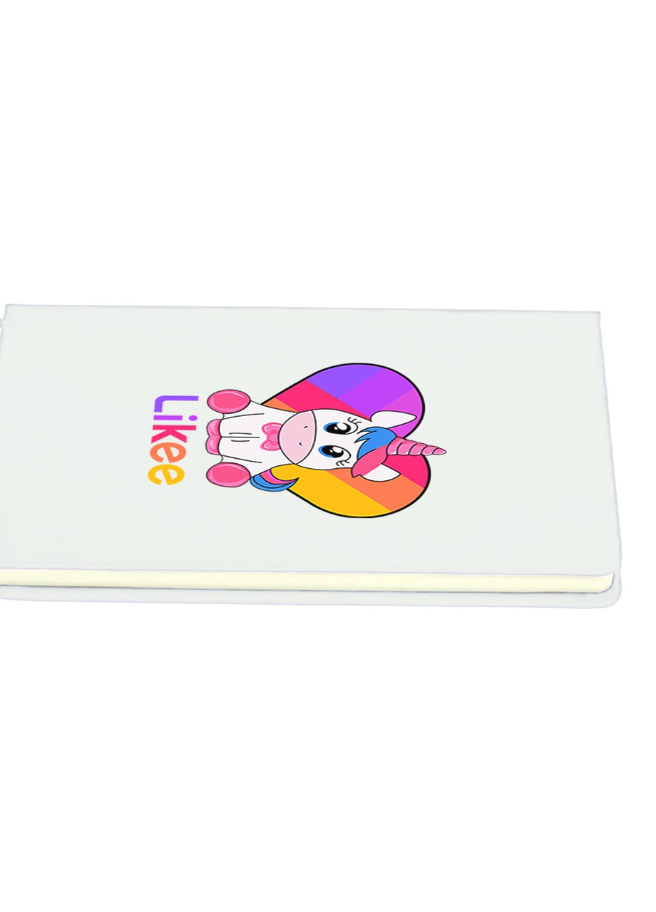 Блокнот А5 Лайки Единорог (Likee Unicorn) Белый (92228-1594-WT) MobiPrint (257323898)