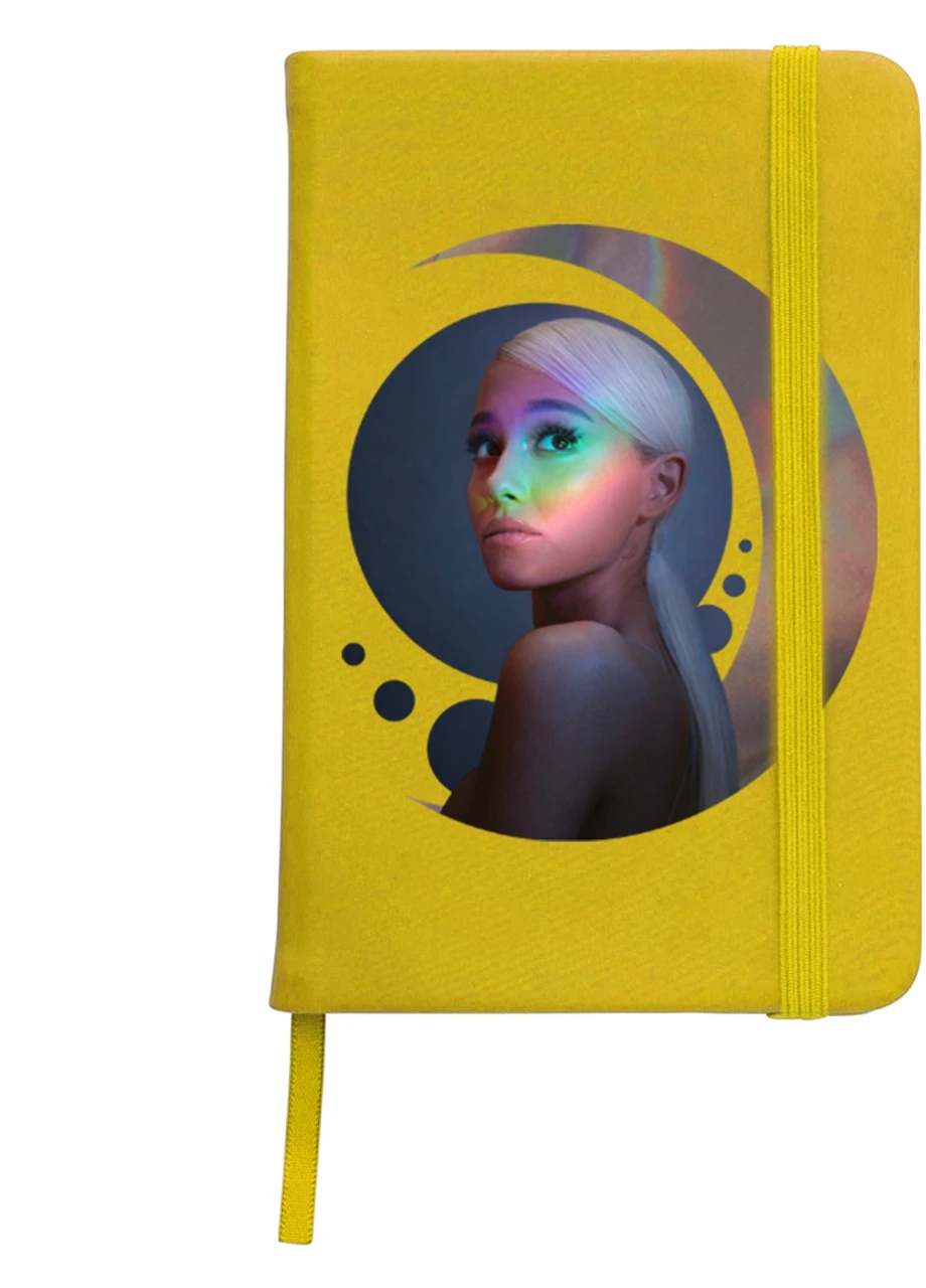 Блокнот А5 Ариана Гранде (Ariana Grande) Желтый (92228-1622-SY) MobiPrint (257322206)
