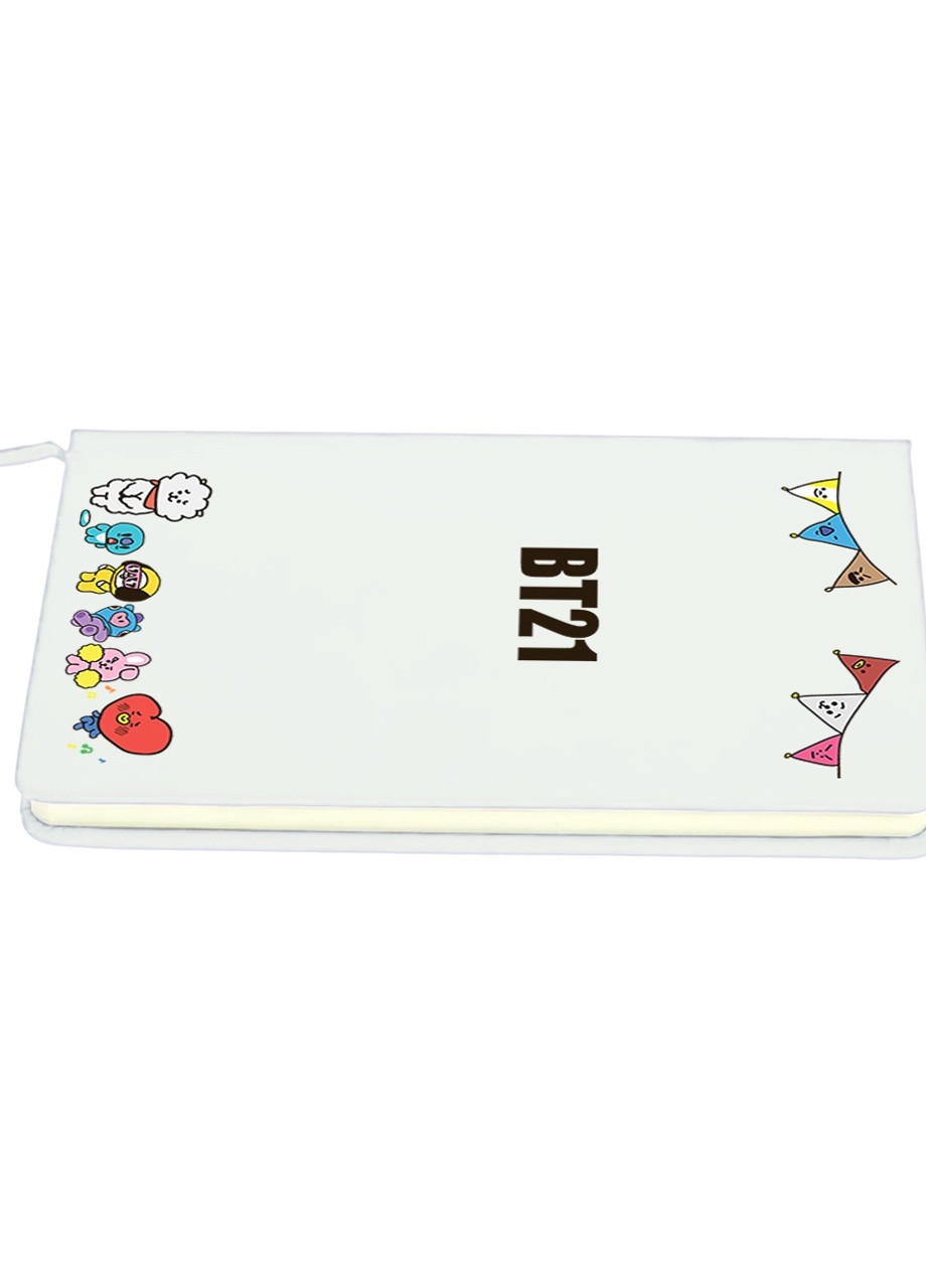 Блокнот А5 БТС (BTS) Білий (92228-1168-WT) MobiPrint (257325423)