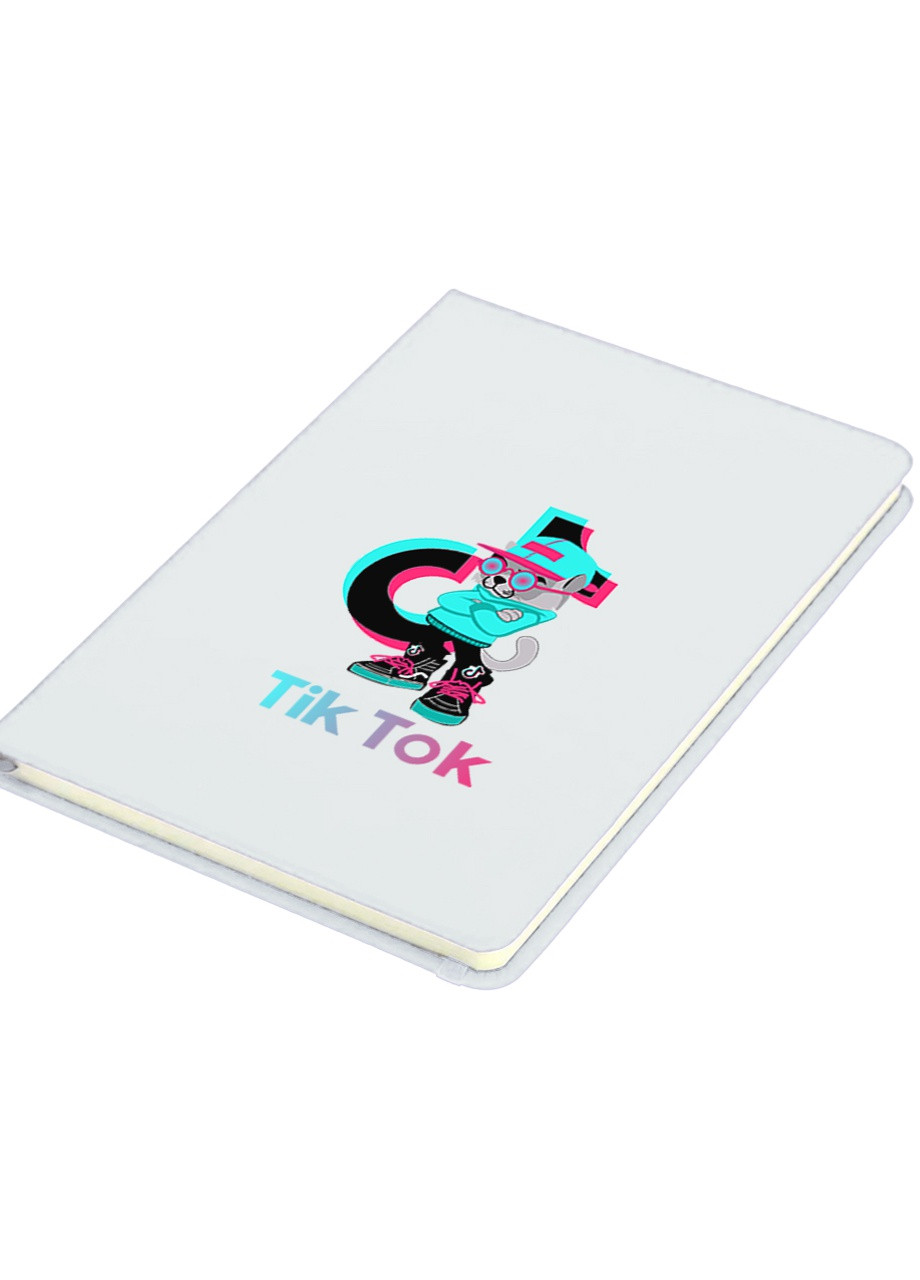 Блокнот А5 Тик Ток (Tik Tok Cat) Белый (92228-1644-WT) MobiPrint (257325548)
