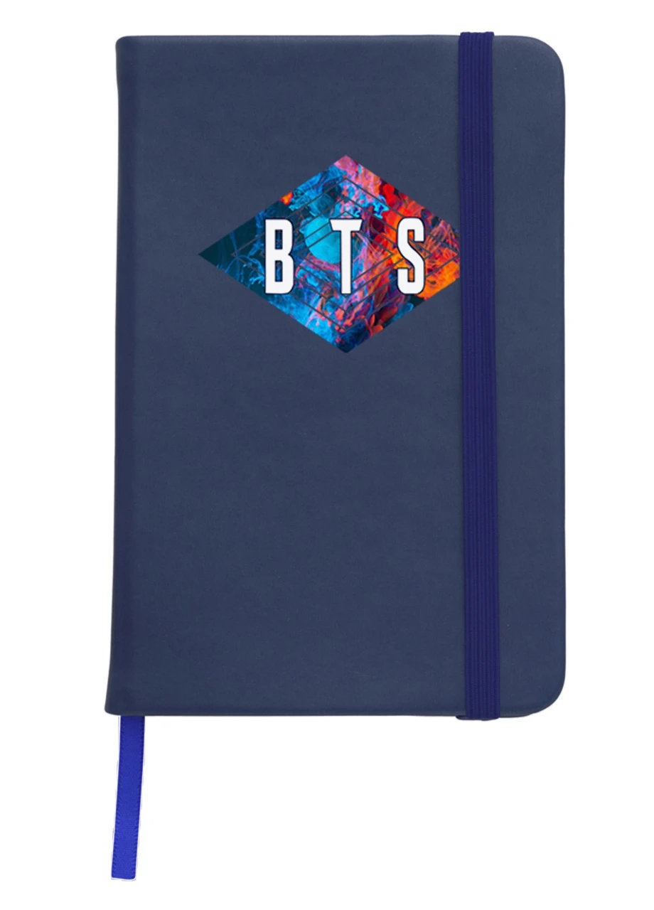 Блокнот А5 БТС (BTS) Темно-синій (92228-1062-NB) MobiPrint (257324268)