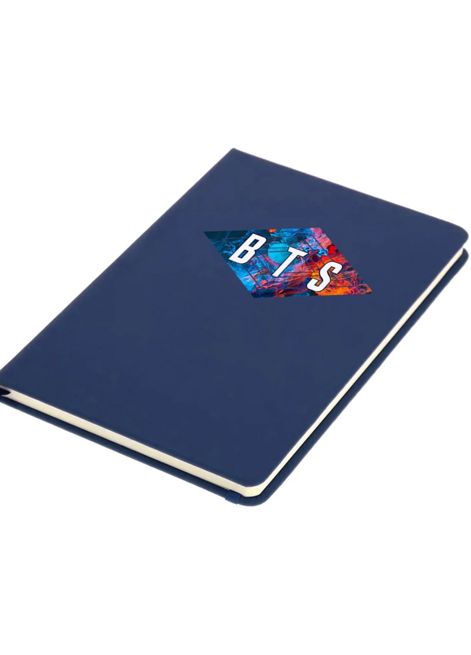 Блокнот А5 БТС (BTS) Темно-синій (92228-1062-NB) MobiPrint (257324268)