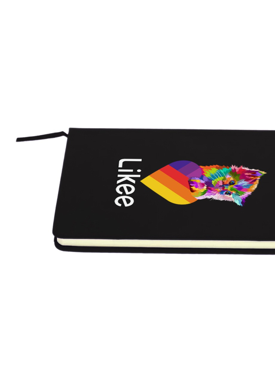 Блокнот А5 Лайки (Likee) Чорний (92228-1470-BK) MobiPrint (257327301)
