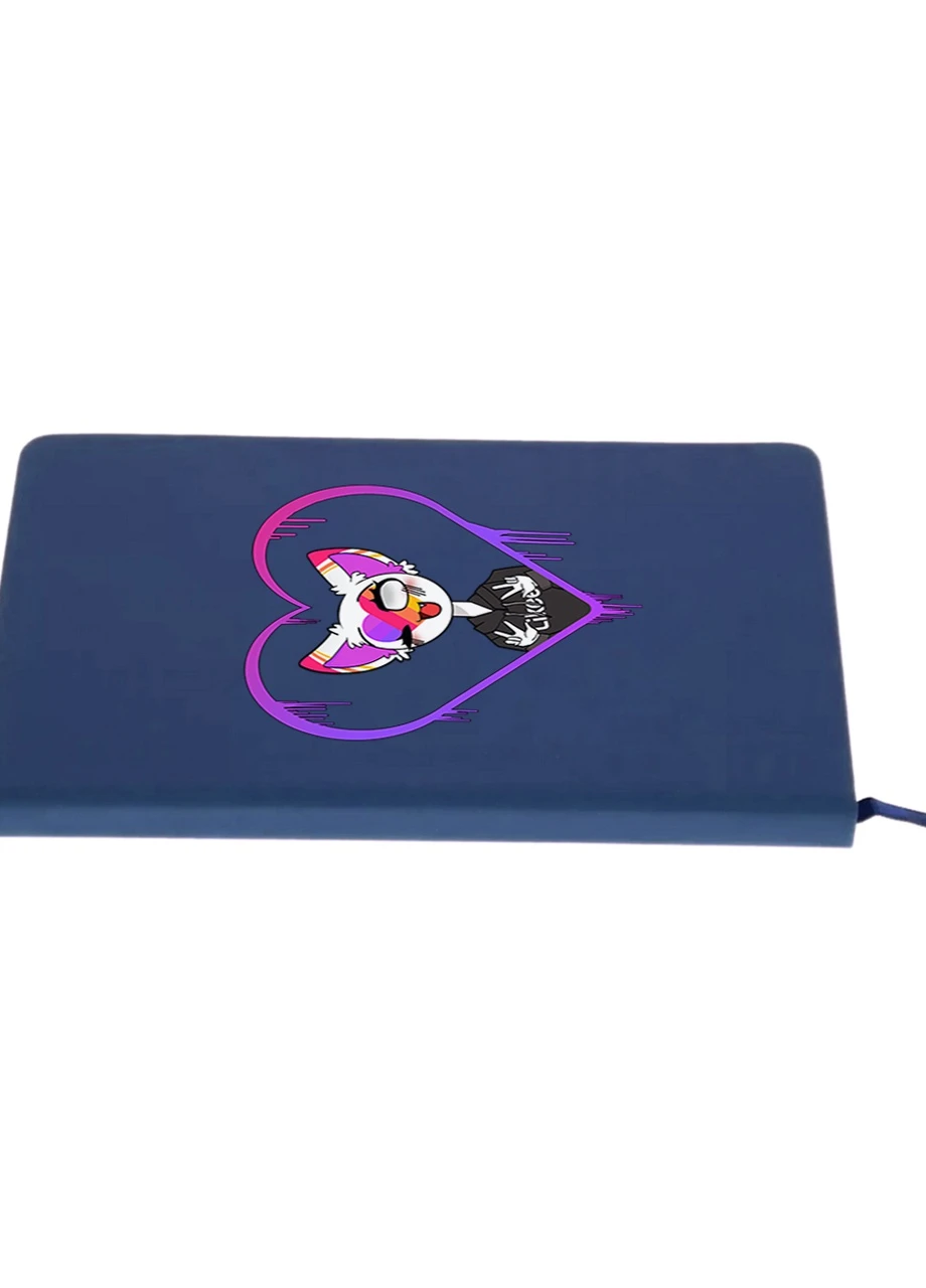 Блокнот А5 Лайк Котик (Likee Cat) Темно-синий (92228-1038-NB) MobiPrint (257327072)