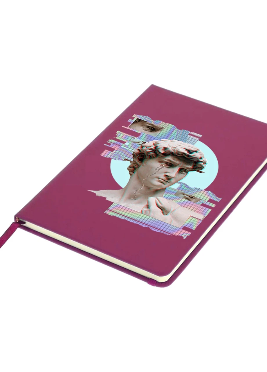 Блокнот А5 Давіл (David Renaissance) Малиновий (92228-1584-FU) MobiPrint (257327428)