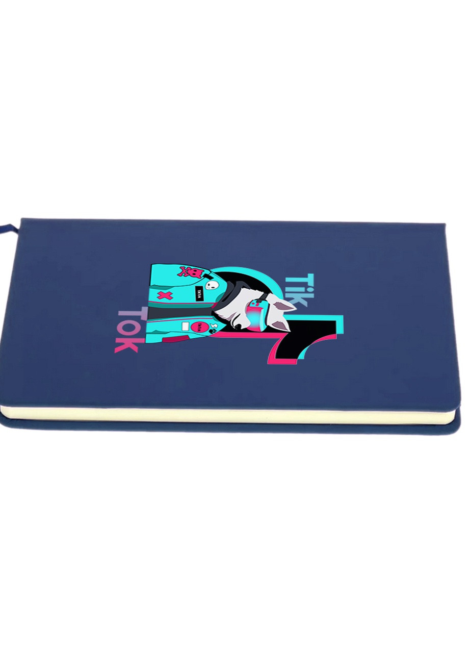 Блокнот А5 Тік Струм (Tik Tok Dog) Темно-синій (92228-1645-NB) MobiPrint (257323707)