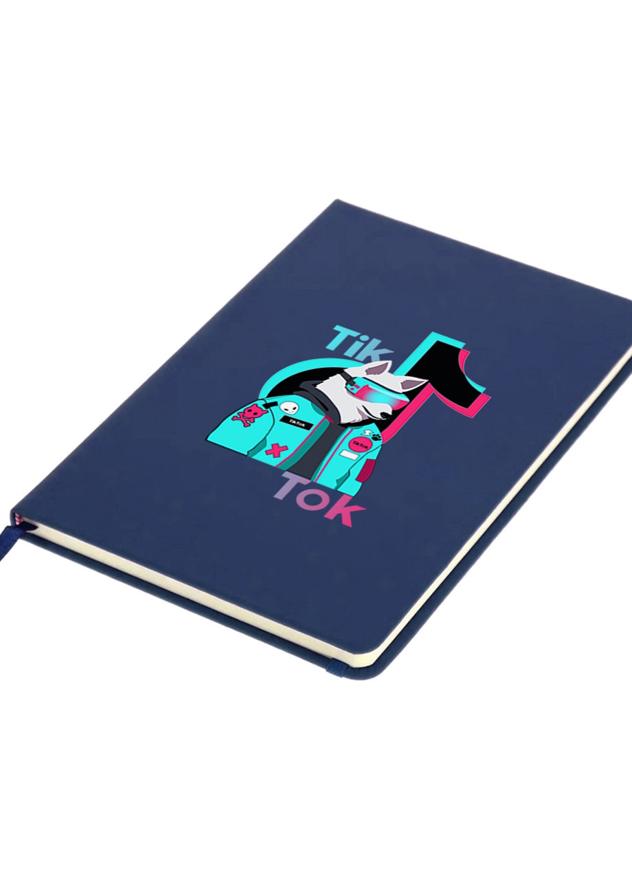 Блокнот А5 Тік Струм (Tik Tok Dog) Темно-синій (92228-1645-NB) MobiPrint (257323707)