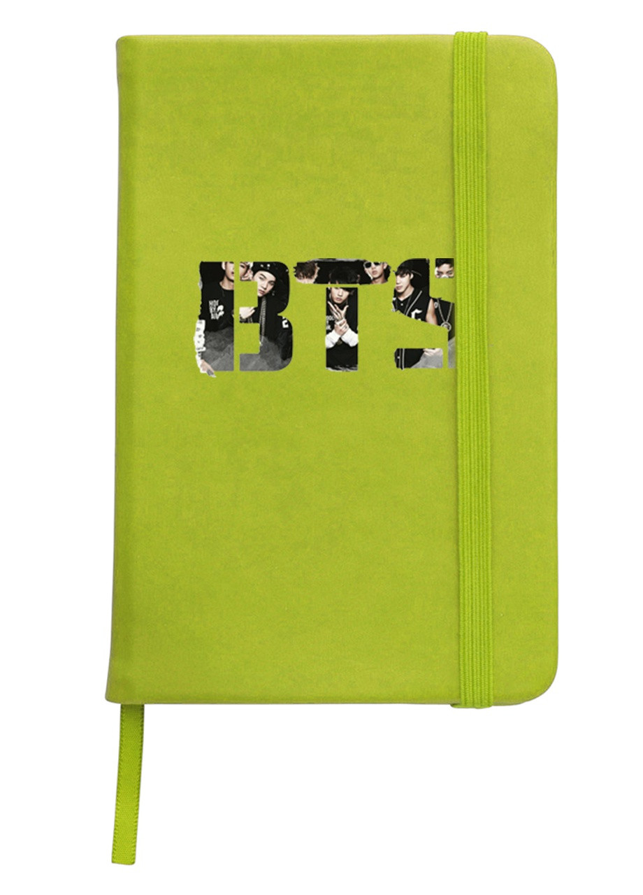 Блокнот А5 БТС (BTS) Салатовий (92228-1101-LM) MobiPrint (257326216)