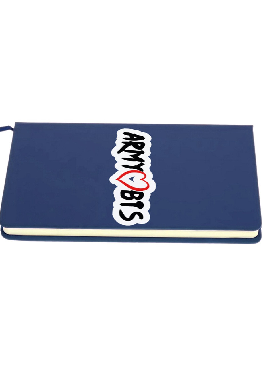 Блокнот А5 БТС (BTS) Темно-синій (92228-1100-NB) MobiPrint (257323682)