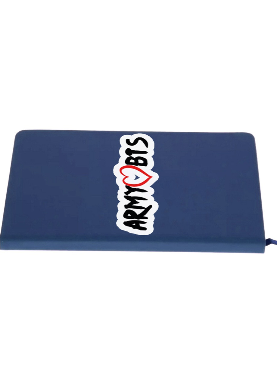 Блокнот А5 БТС (BTS) Темно-синій (92228-1100-NB) MobiPrint (257323682)